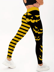 Halloween Printed Yoga Leggings Women's Activewear