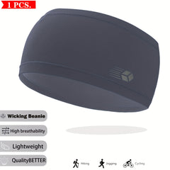 2pcs Sweat Absorbent Sports Headband for Men & Women, Elastic Yoga Running Cycli