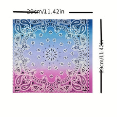 Hip hop Gradient Square Headscarf Outdoor Cycling Headscarf