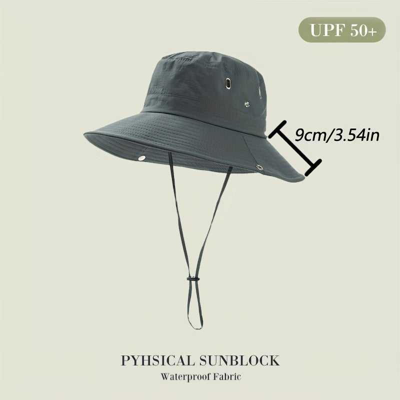 Waterproof Bucket Hat for Outdoor Sun Protection