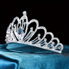 Silvery Crown Crystal Rhinestone Wedding Accessories