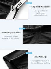 4 Pack Plus Size Double Layered Crotch Boxer Briefs Set