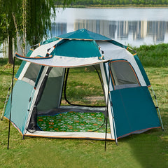 Portable Hexagonal Tent Quick Opening Durable Tent For Outdoor Camping