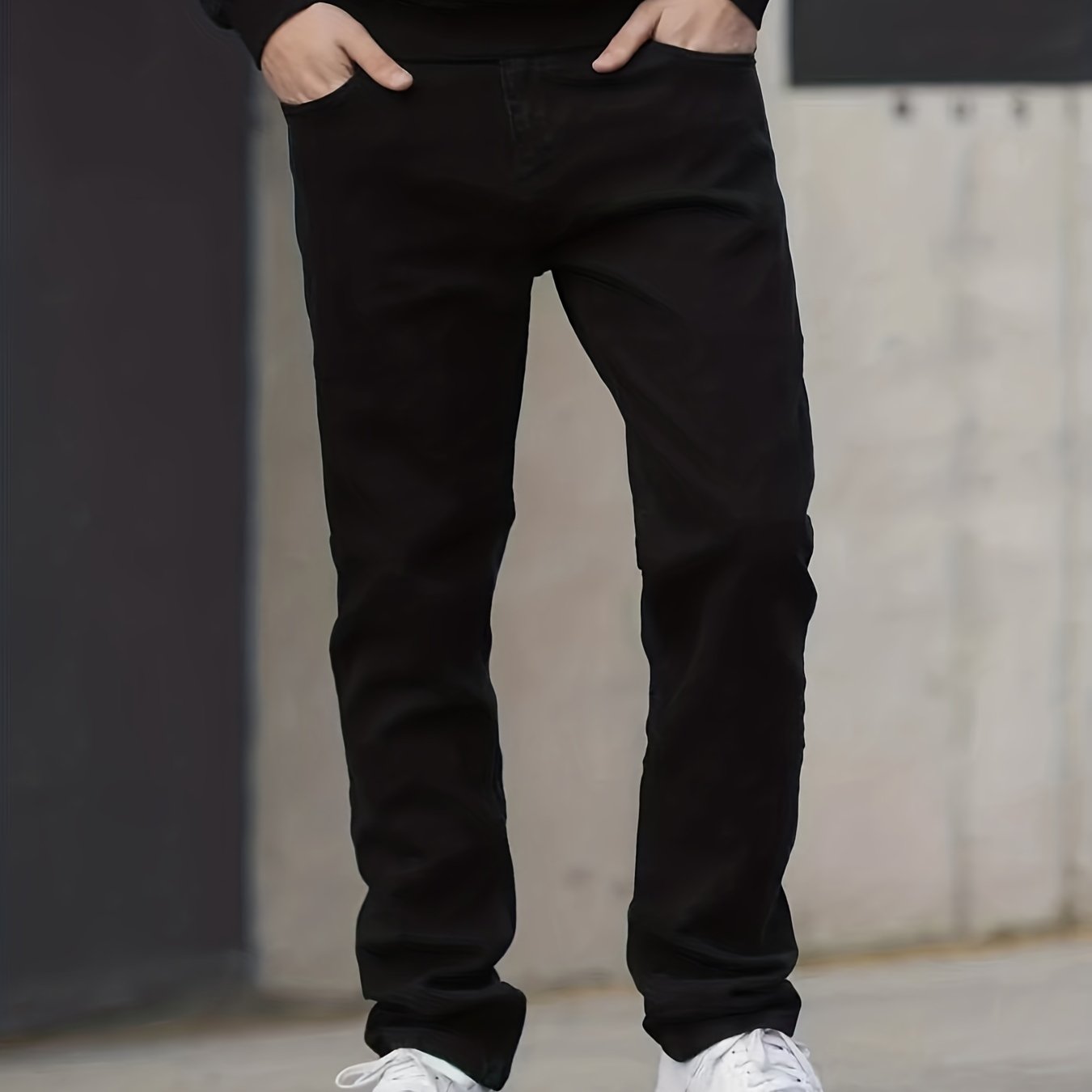 Men's Regular Fit Jeans With Pockets
