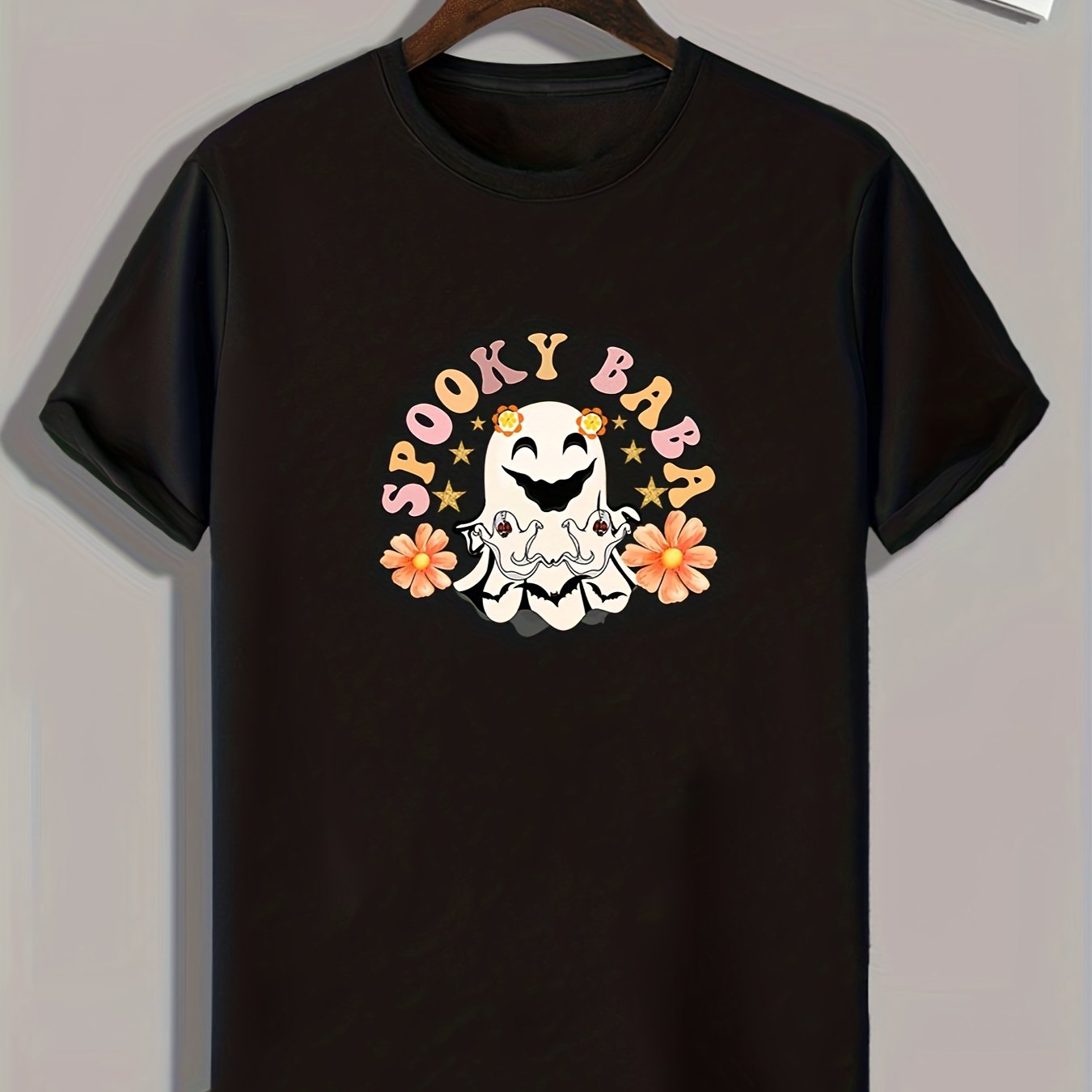 Halloween Graphic Sports T shirt Men's Casual Stretch Tee Shirt