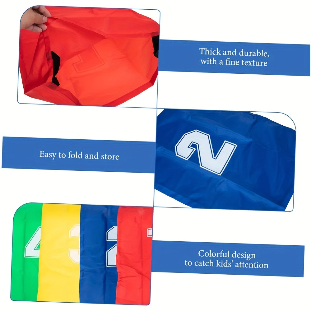 Canvas Potato Sack Game Bags - 4 Pack - Feather Red