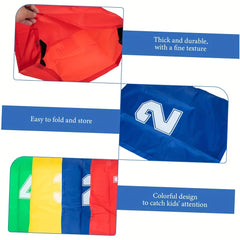 Canvas Potato Sack Game Bags - 4 Pack - Feather Red