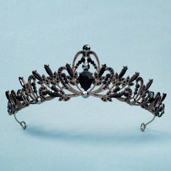 Retro Court Style Crown Gauze Headwear Hair Hoop