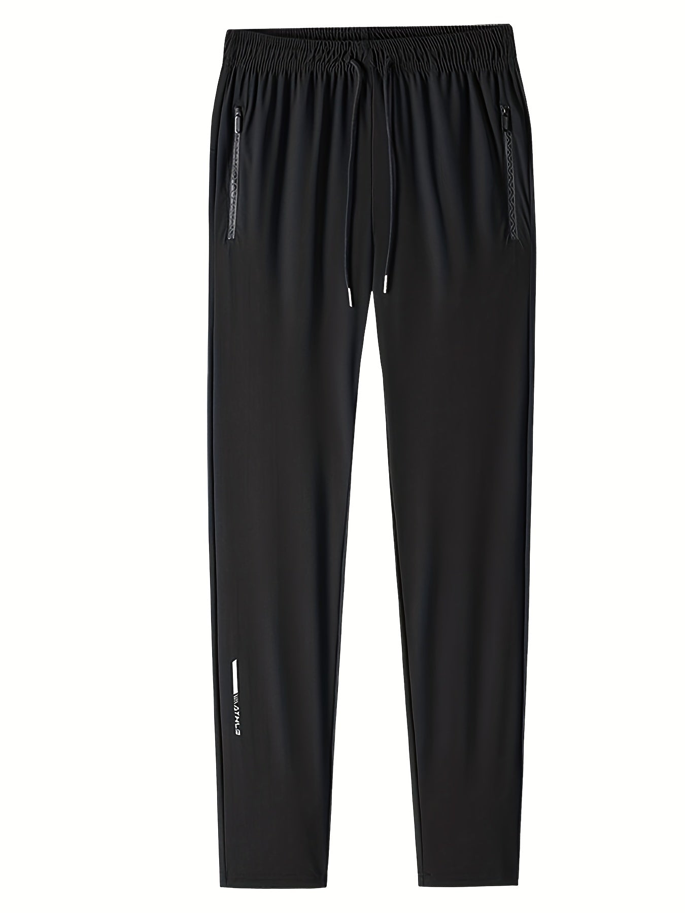 Breathable Men's Joggers with Zipper Pocket for Summer