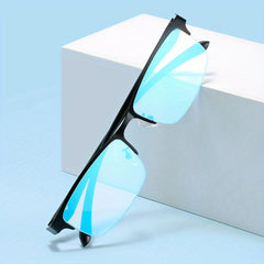 Men's TR90 Blindness Detection Driving Glasses with Detection Chart