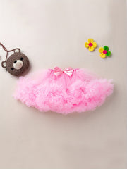 Baby Girls Bowknot Mesh Tutu Skirt