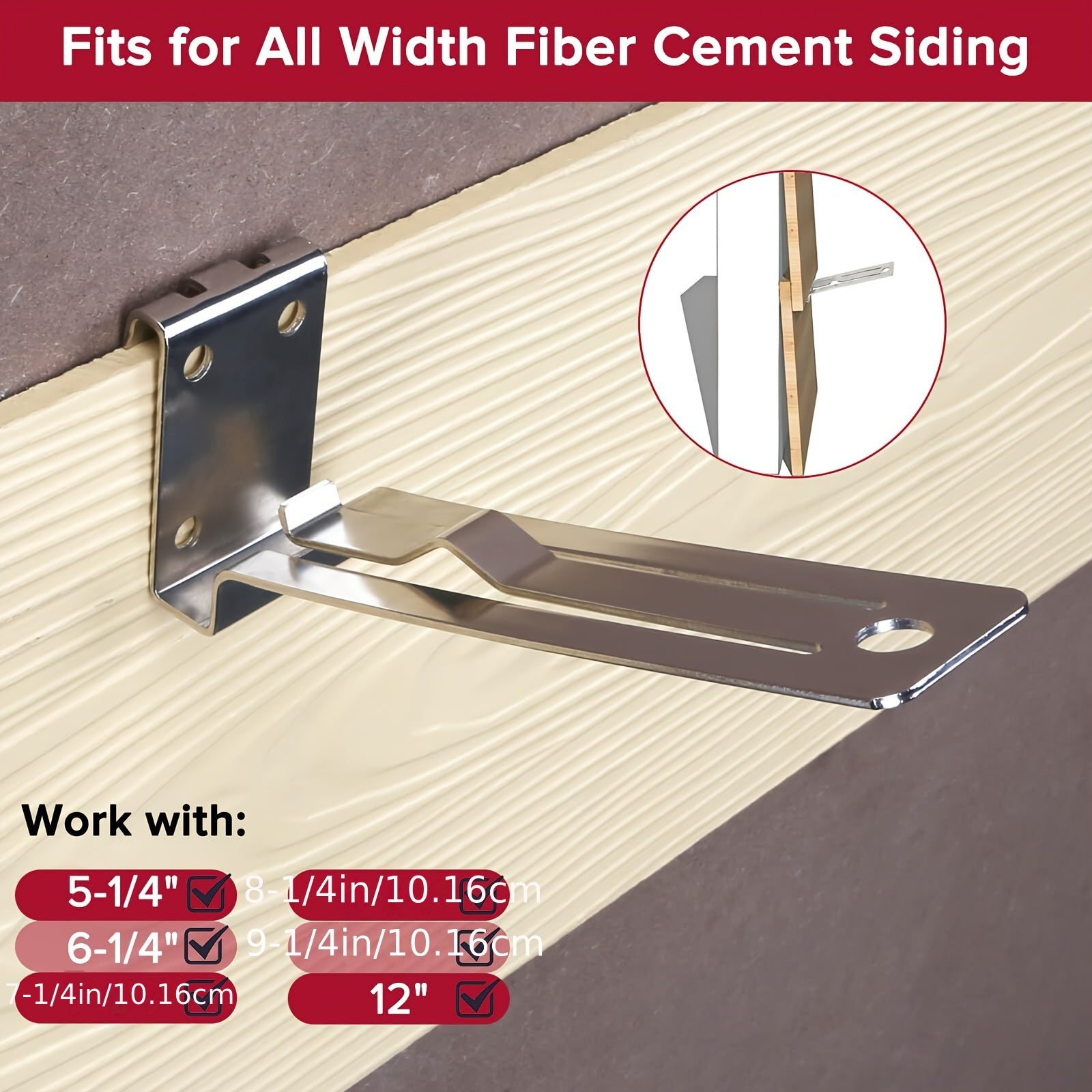 2pcs Wall Plate Tool 5 16 Inch Wall Plate for Fiber Cement Side Plates