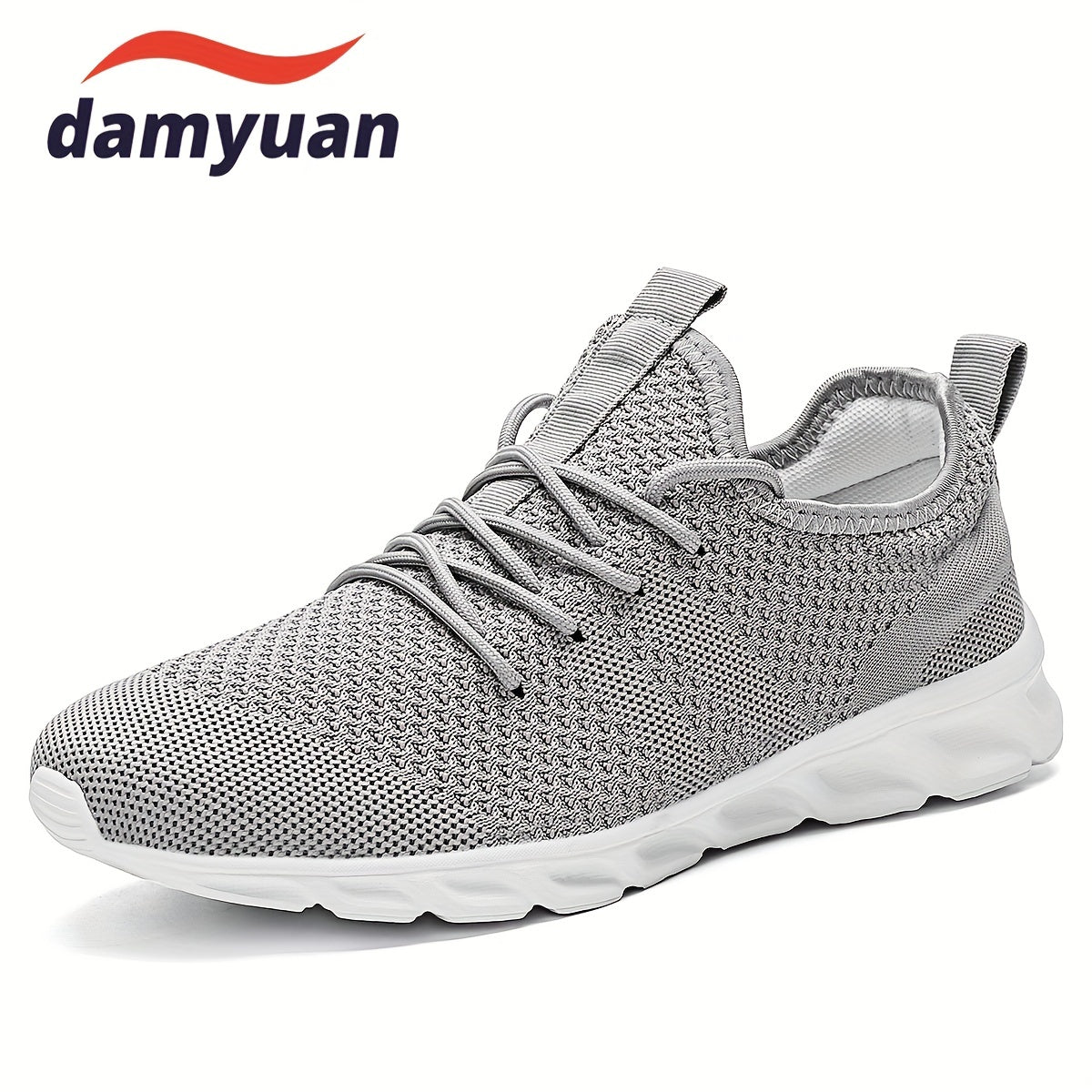 Men's Breathable Lace up Sneakers Outdoor Walking Shoes