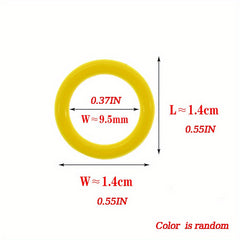 100pcs Hand-knit Setting Circle O-shaped Hook And Loop Hand-knit Material