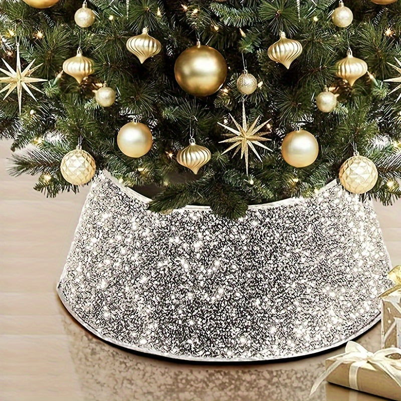 Sequin Christmas Tree Skirt Decoration