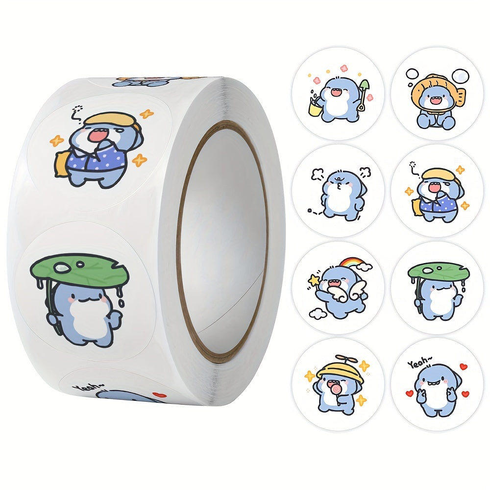 500pcs Milk Dragon Rewards Stickers Encouragement Labels