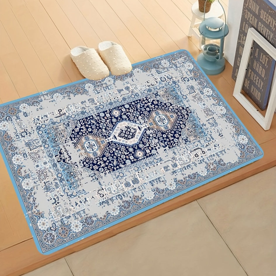 Vintage Boho Area Rugs Persian Floor Mat for Living Room Bedroom Kitchen Rug