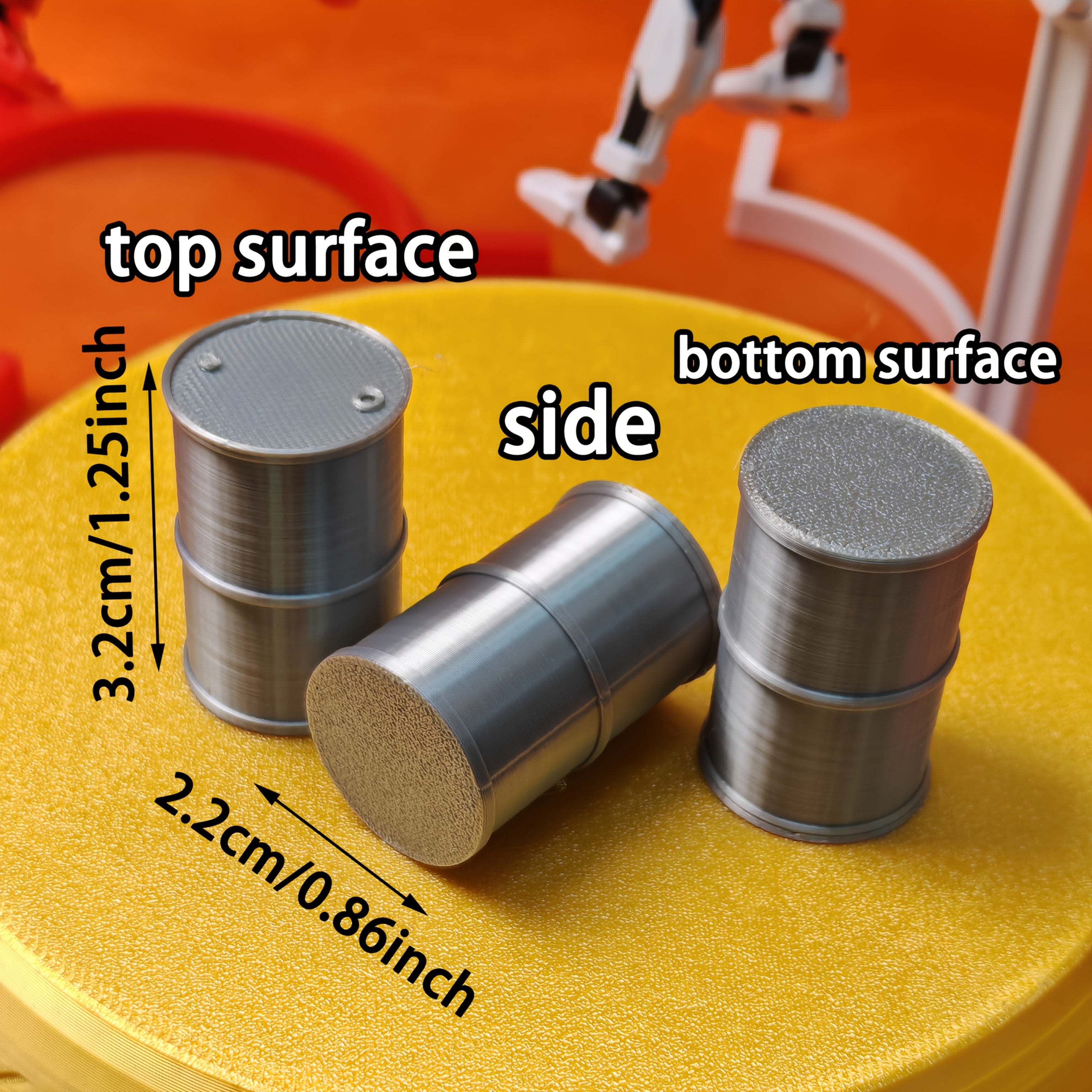 9 Mini Buckets Set for Game Scenes and Collections