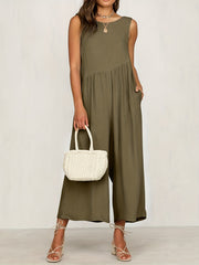 Sexy Backless Wide Leg Jumpsuit for Women