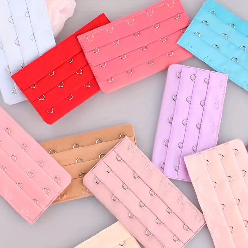 5pcs Bra Strap Extenders 5 Hooks Adjustable Band Women's Lingerie Accessories