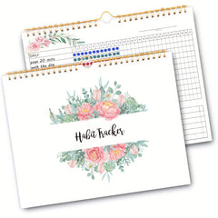 Habit Tracker Journal Spiral Binding Planner