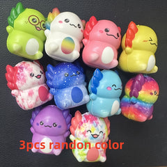 3/9pcs Mini Axolotl Squishy Toys Easter Party Favors Games Prizes Squishies