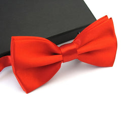 Men's Satin Solid Adjustable Tie Wedding