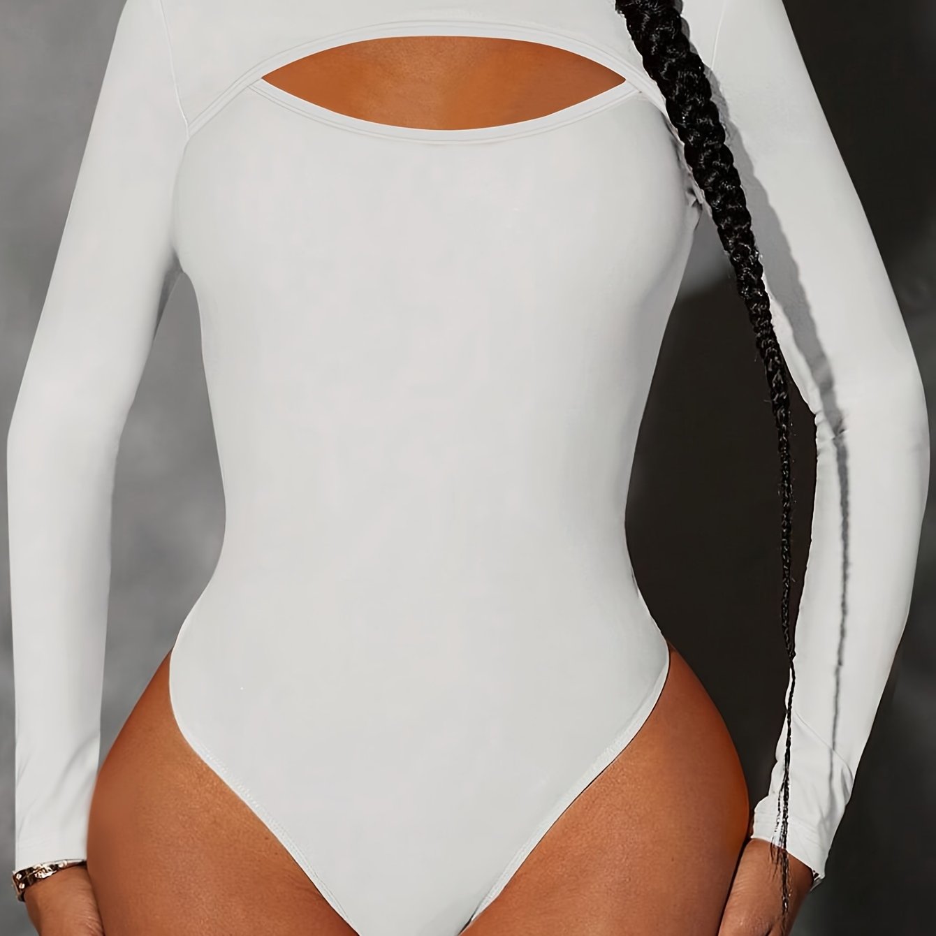 Tummy Control Bodysuit Long Sleeve Slimming Shaper