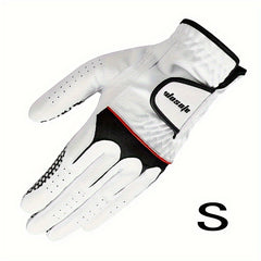 Wosofe Golf Gloves Non-slip PU Leather Left Hand Gloves Durable Breathable