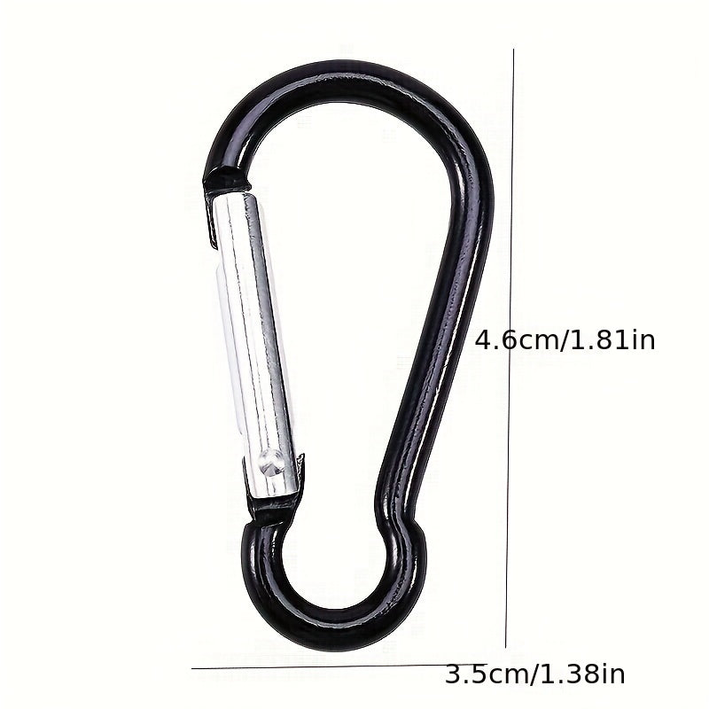Gourd Shaped Spring Buckle Key Chain Aluminum Alloy Backpack Hanging Buckle