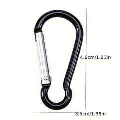 Gourd Shaped Spring Buckle Key Chain Aluminum Alloy Backpack Hanging Buckle