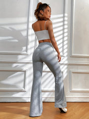 High Waist Flared Yoga Pants Women's Activewear