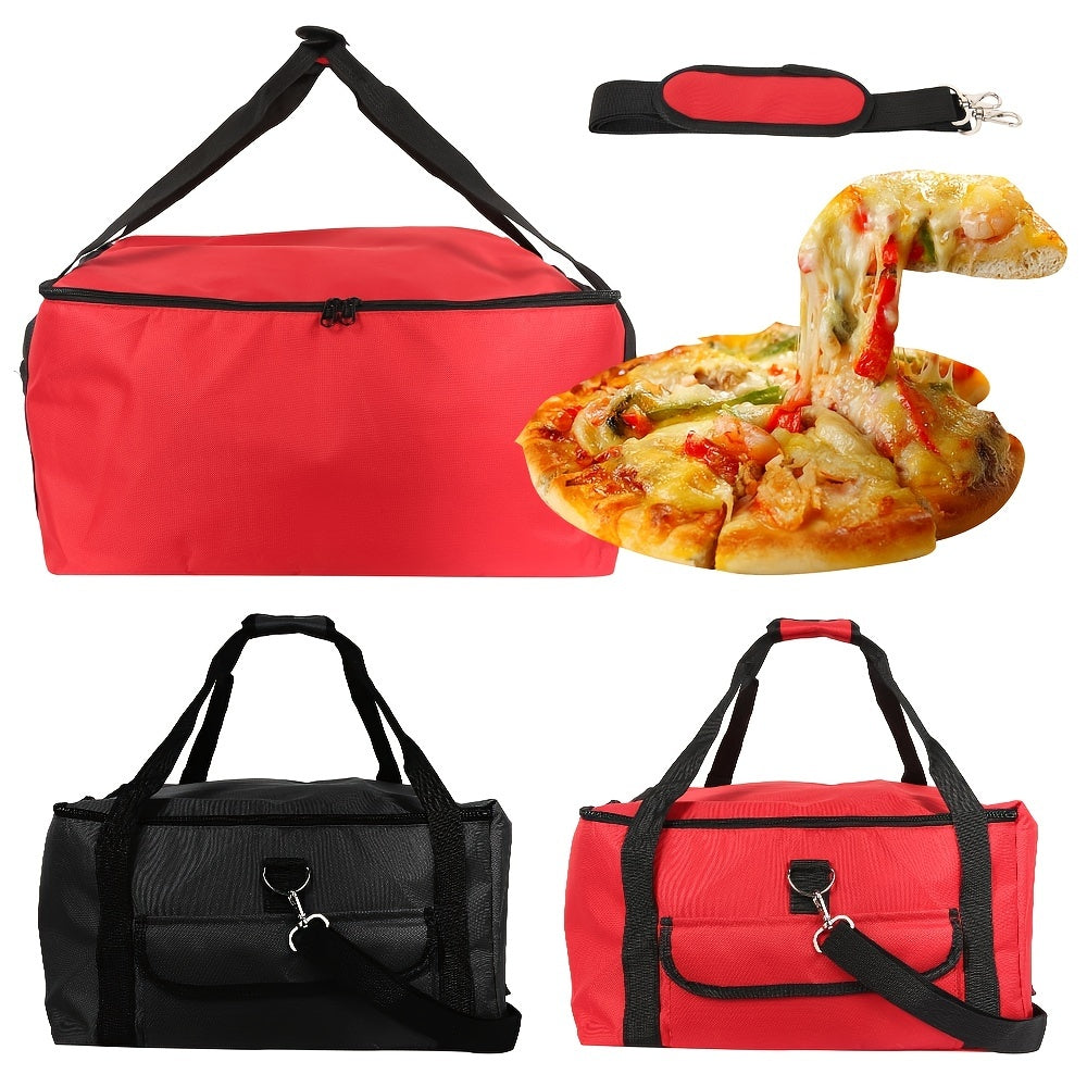 Insulated Food Bag Portable Pizza Bag Hot Cold Food Adjustable Pizza Carrier
