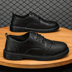 Men's Derby Shoes Lace up Front Dress Shoes For Men Business Formal Wedding