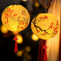 2022 Classical Luminous Lanterns Fu Character Ancient Style Lanterns