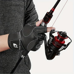 Anti Slip Half Finger Fishing Gloves