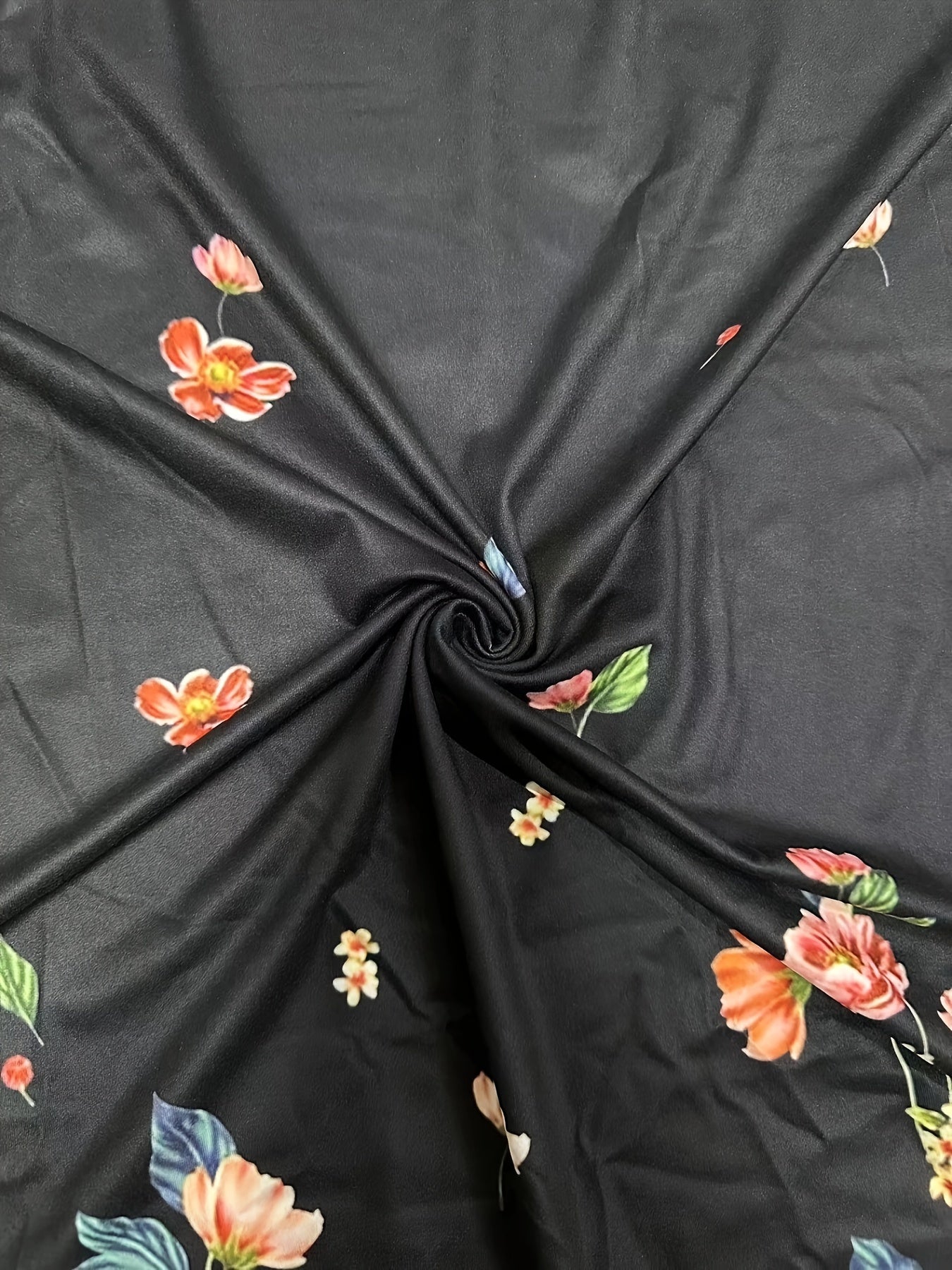 Women's Floral V Neck Mini Dress