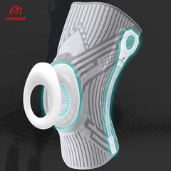 Professional Sports Knee Pads Spring Support Silicone Shock Absorption