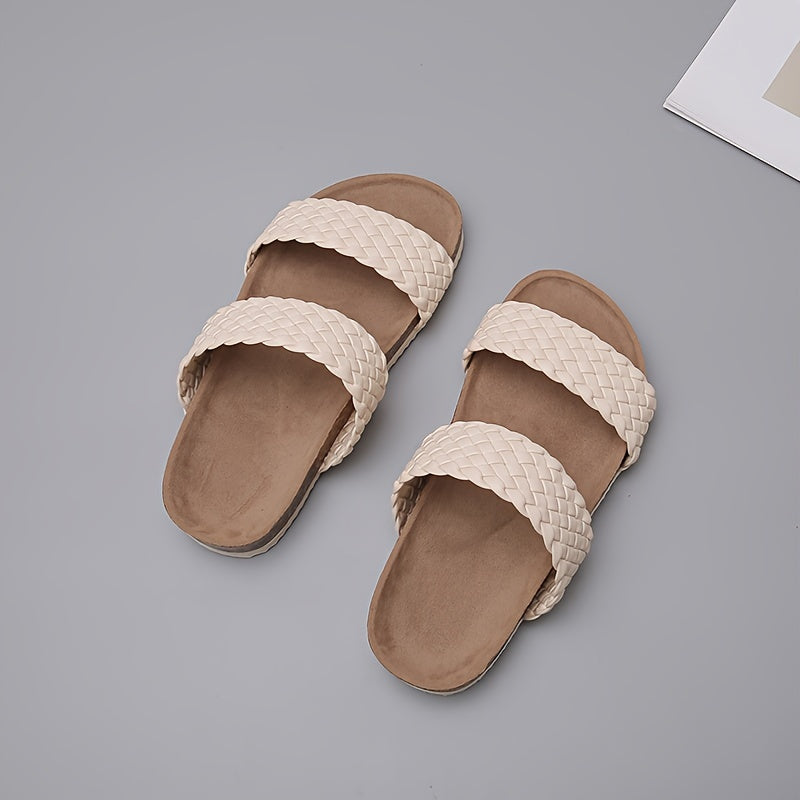 Girls Open Toe Slippers Lightweight Breathable Indoor Outdoor Beach All Seasons