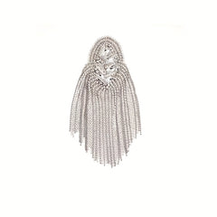 Glass Tassel Epaulettes for Men's Suits