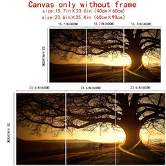 3pc Landscape Canvas Paintings for Home Decor 23.6x35.4 Inches