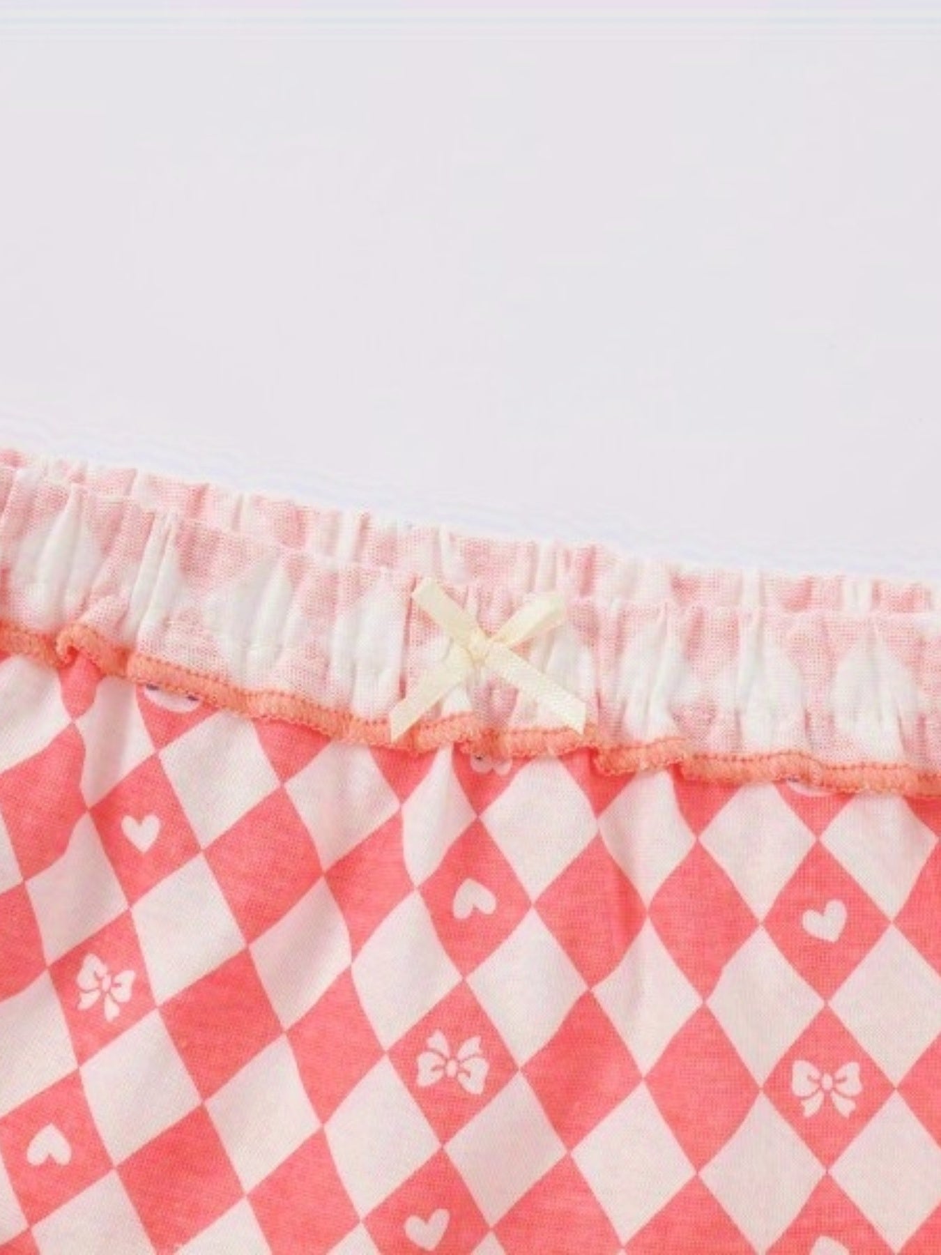 4pcs Girls Triangle Panties Rabbits Print Elastic Waist Soft Underwear