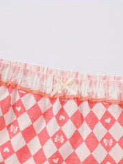 4pcs Girls Triangle Panties Rabbits Print Elastic Waist Soft Underwear