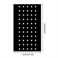 1pc Insulation Punching Film Plastic Film for Agriculture 0.95mx10m
