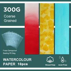 SeamiArt 300G Watercolor Paper Fine Medium Coarse Grain 32K 16K