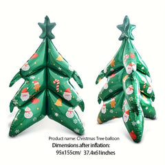1pc Oversized Christmas Tree Balloons Christmas Decorations