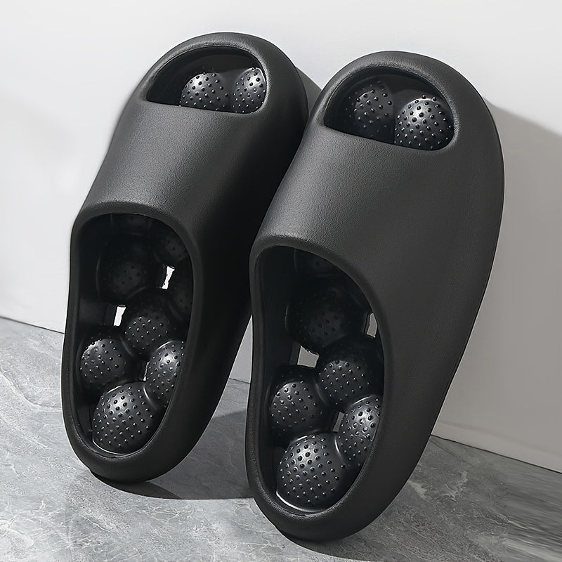 Men's Massage Ball Cloud Slides Leak Quick Dry Slippers
