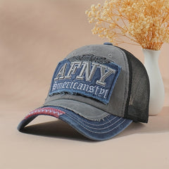AFNY Vintage Mesh Trucker Hat Embroidered Baseball Cap