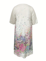 Floral Tank Dress & Cardigan Set