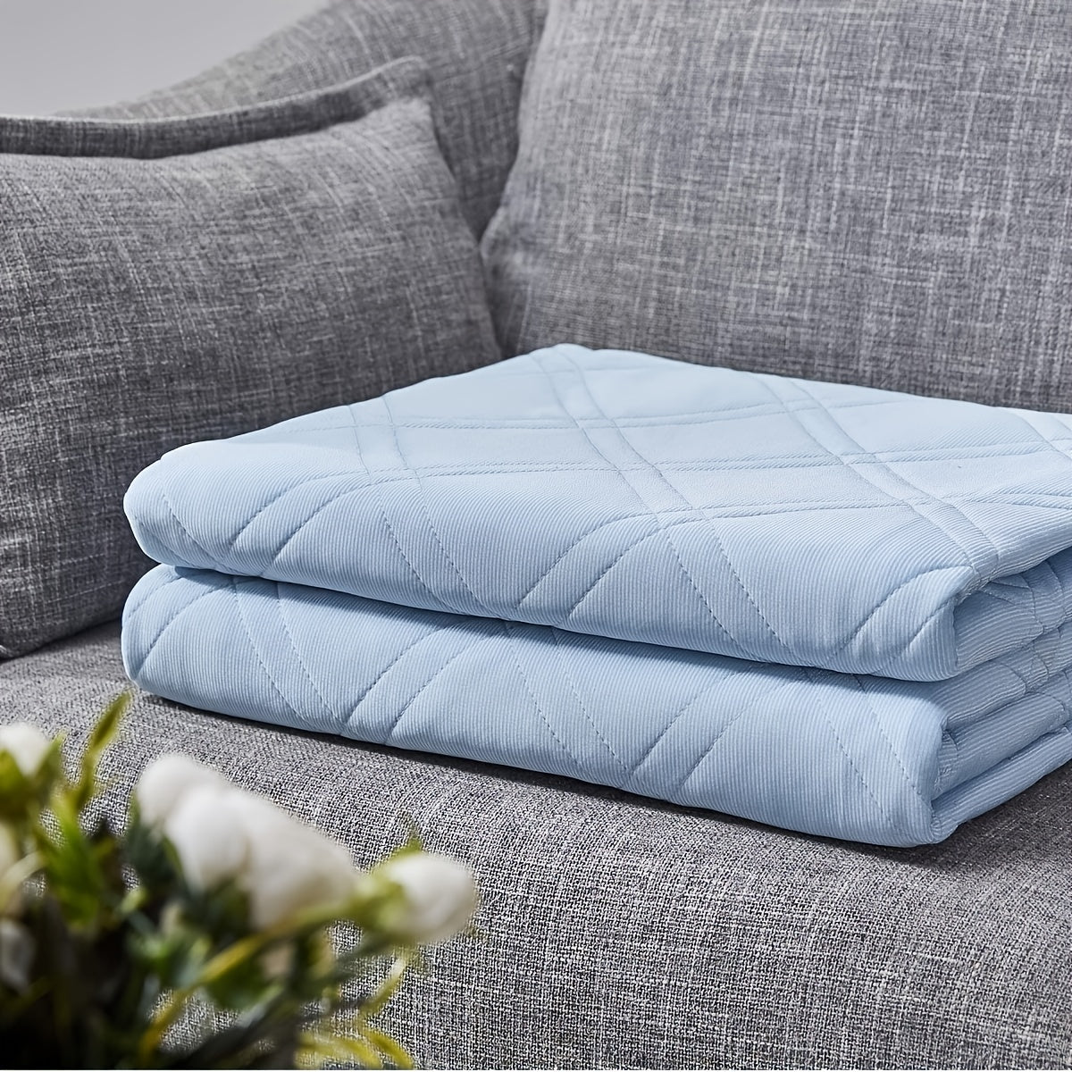 Double Sided Blanket for Camping & Driving, Warm & Cozy